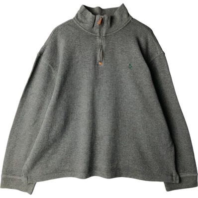 古着 ラルフローレン Ralph Lauren POLO by Ralph Lauren ハーフジップスウェットシャツ トレーナー メンズXL相当/eaa589673