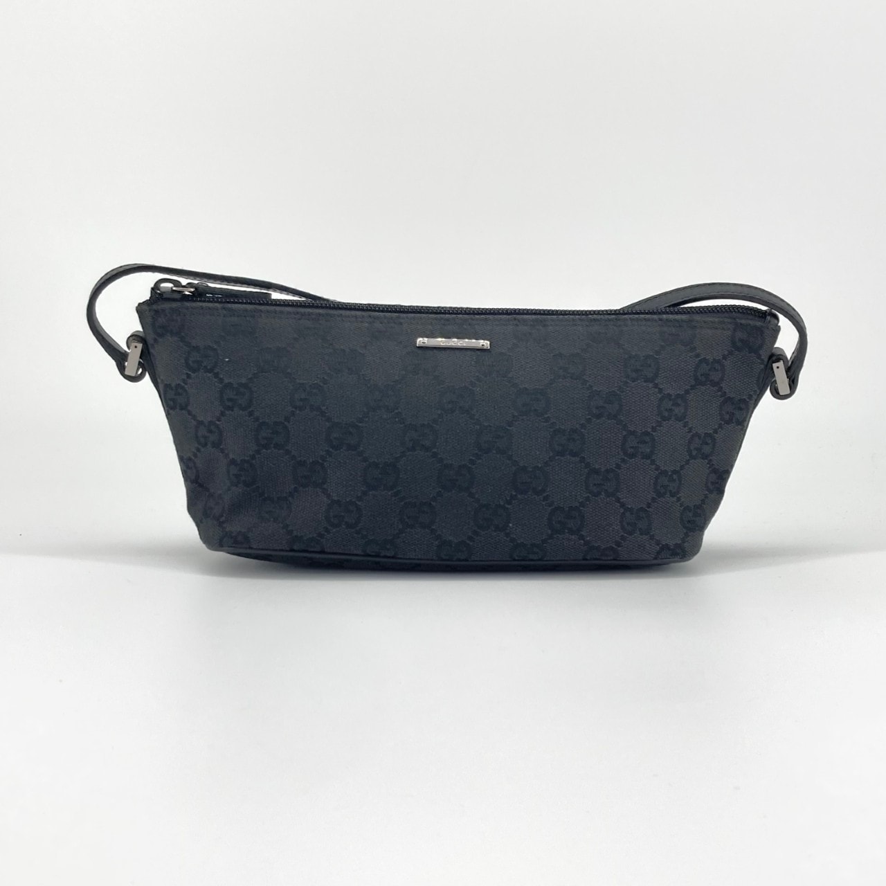 GUCCI(グッチ) GGキャンバス 07198R アクセサリーポーチ ブラック