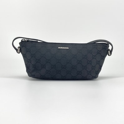 GUCCI(グッチ) GGキャンバス 07198R アクセサリーポーチ ブラック