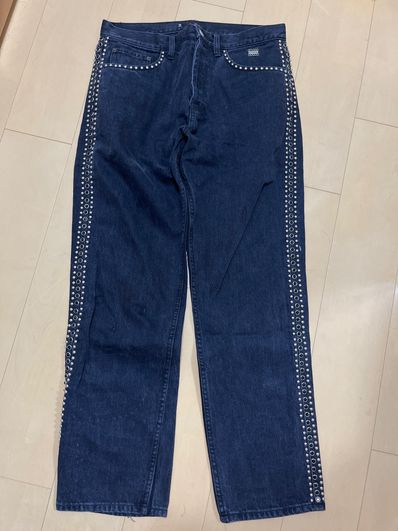 Supreme / B.B.Simon Studded Regular Jean "Black"