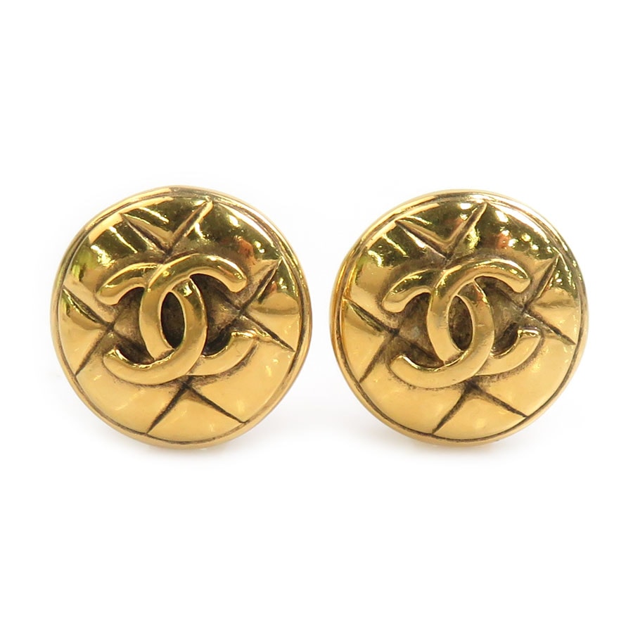 シャネル CHANEL イヤリング ヴィンテージ メタル ゴールド レディース【中古】 h32148k
