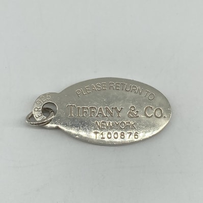 TIFFANY&Co.(ティファニー) リターン トゥ オーバルタグ Ag925 ペンダントトップ 11.48g シルバー