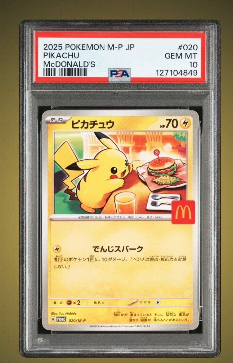 ピカチュウ P [M-P 020](プロモカードパック「マクドナルド ハッピーセット2025」)