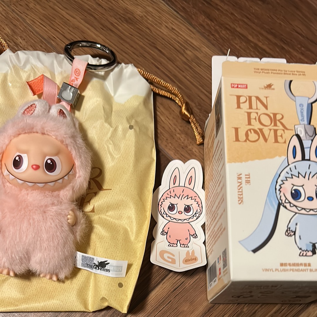 ポップマート ザ モンスターズ (ラブブ) ピン フォー ラブ シリーズ