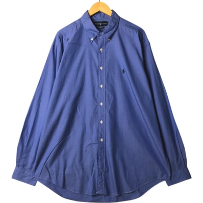 古着 ラルフローレン Ralph Lauren CLASSIC FIT 長袖 ボタンダウンシャツ メンズXL相当/eaa584280