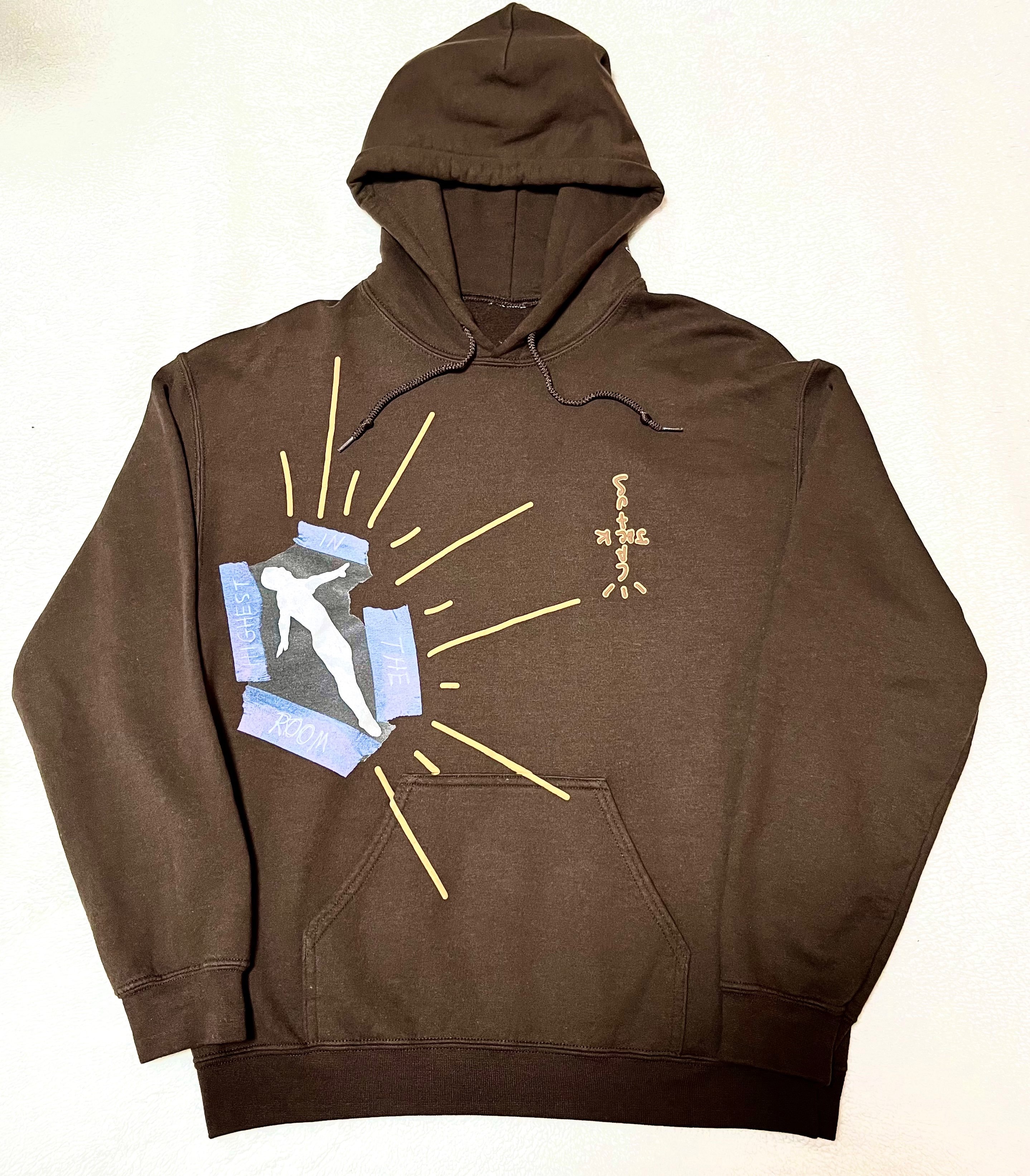 Travis Scott Cactus Jack Highest In The Room Not For Decoding Hoodie "Brown"