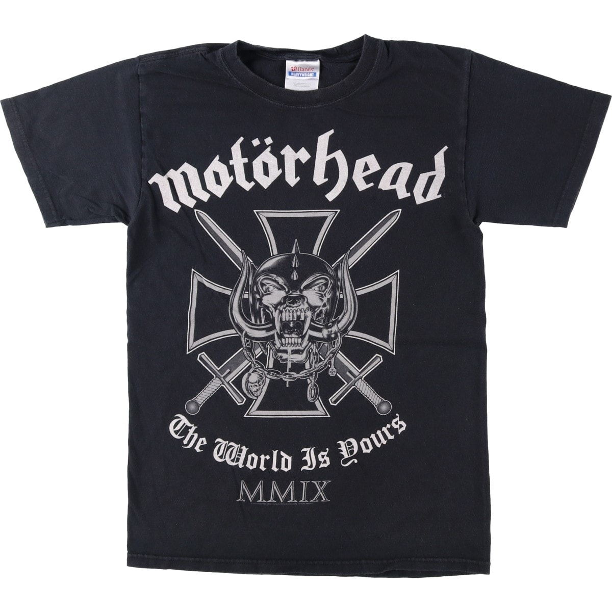 古着 ヘインズ Hanes HEAVYWEIGHT Motorhead モーターヘッド バンドTシャツ バンT メンズS相当/eaa628398