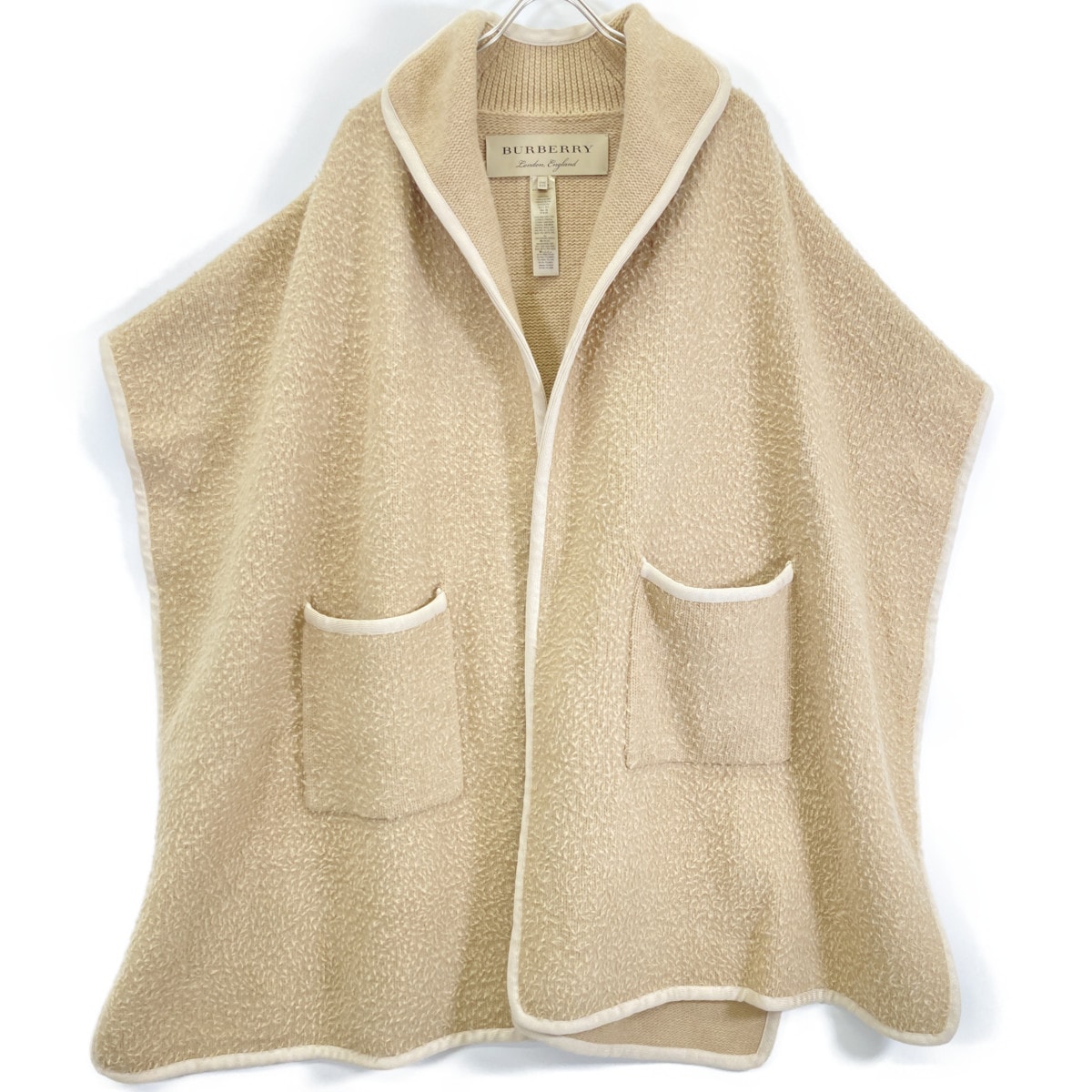 バーバリー CNDAIJAR81MAA ベージュ ロング ケープ one size