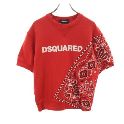DSQUARED2 ディースクエアード イタリア製 半袖 スウェット L レッド
