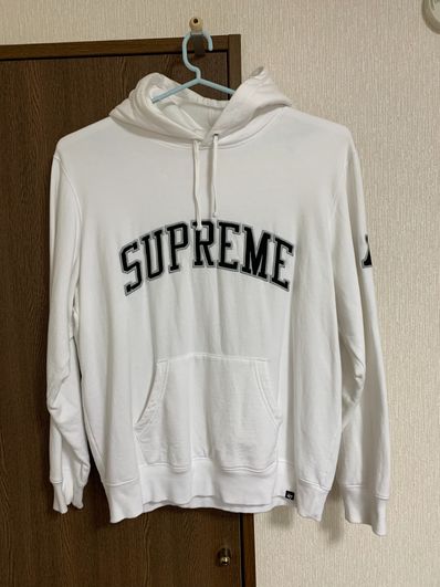 Supreme / NFL Raiders Hooded Sweatshirt "White"