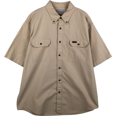 古着 カーハート Carhartt 半袖 ワークシャツ メンズXL相当/eaa634560