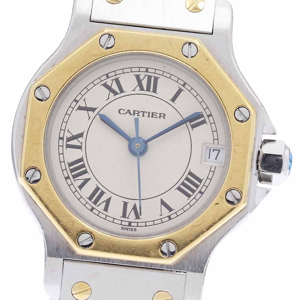 カルティエ サントスオクタゴンSM  レディース 【中古】