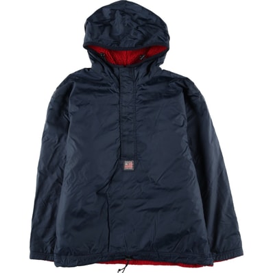 古着 00年代 ラルフローレン Ralph Lauren POLO JEANS COMPANY リバーシブル 中綿パーカー パファージャケット メンズM相当/eaa598931
