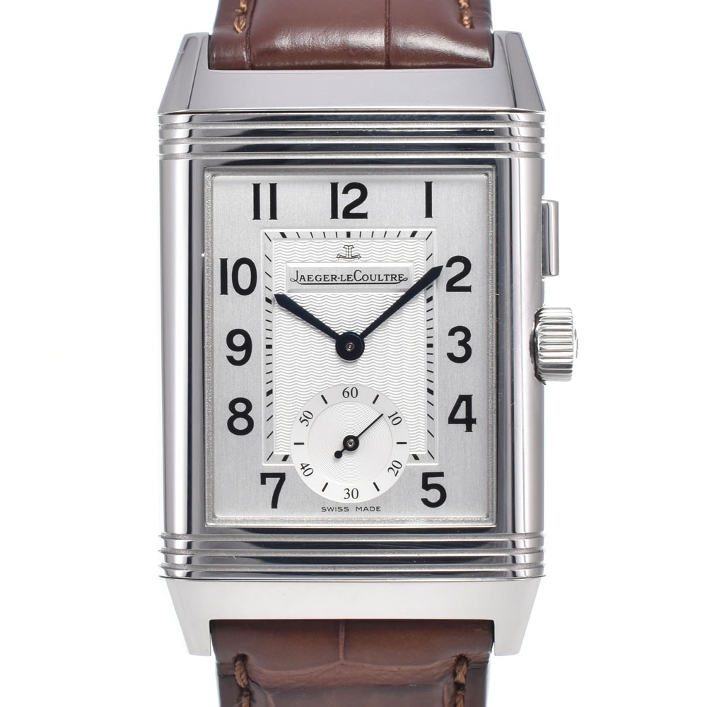 ジャガー・ルクルト JAEGER-LECOULTRE Q2718410 レベルソ デュオ シルバー 手巻き ユニセックス 美品 腕時計 L#148223
