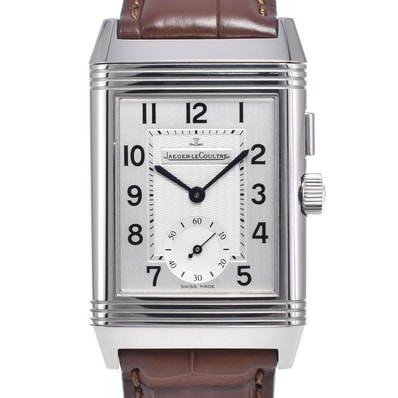 ジャガー・ルクルト JAEGER-LECOULTRE Q2718410 レベルソ デュオ シルバー 手巻き ユニセックス 美品 腕時計 L#148223