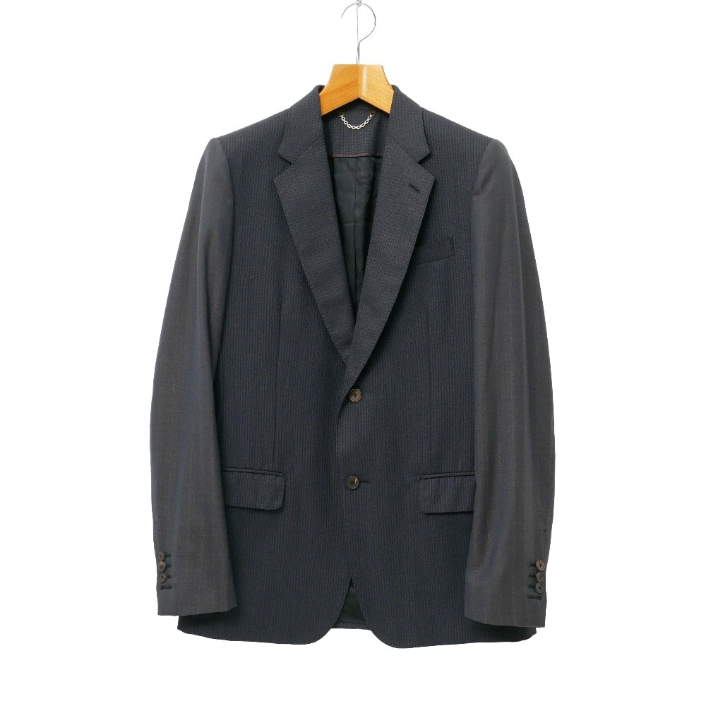 ■美品■LOUIS VUITTON ルイ・ヴィトン テーラードジャケット サイズ48 ブレザー シングルジャケット チェック ストライプ ブランド古着【中古】20260715/RB0062