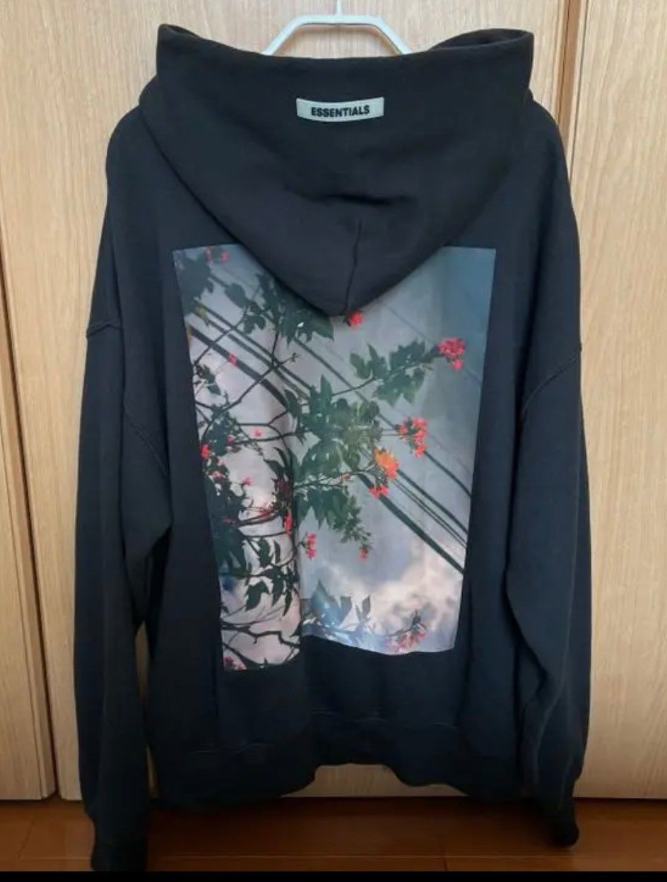 FEAR OF GOD ESSENTIALS Photo Pullover Hoodie "Black"