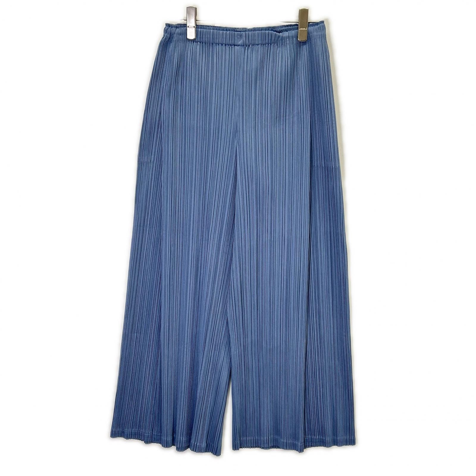 プリーツプリーズ 25AW PP53JF164 Steel Blue DECEMBER Trousers プリーツパンツ 4