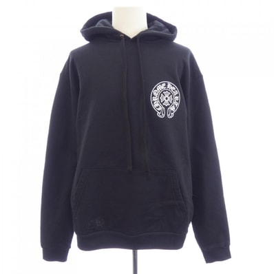 Chrome Hearts Osaka Exclusive Horseshoe Print Pullover Hoodie "Black"