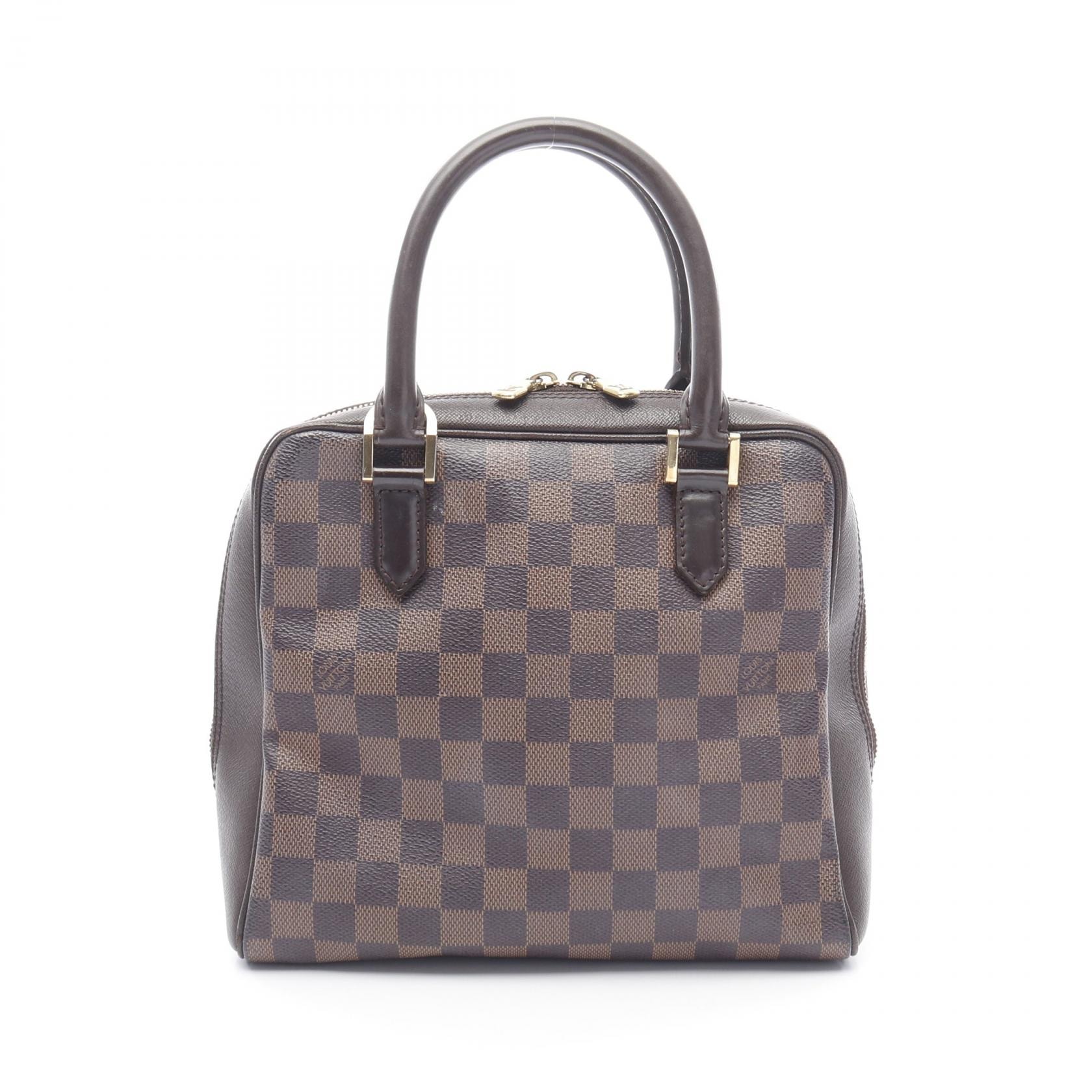 ルイ・ヴィトン LOUIS VUITTON ブレラ ハンドバッグ バッグ PVCコーティングキャンバス レザー ダミエ エベヌ レディース ブラウン系 N51150 【中古】