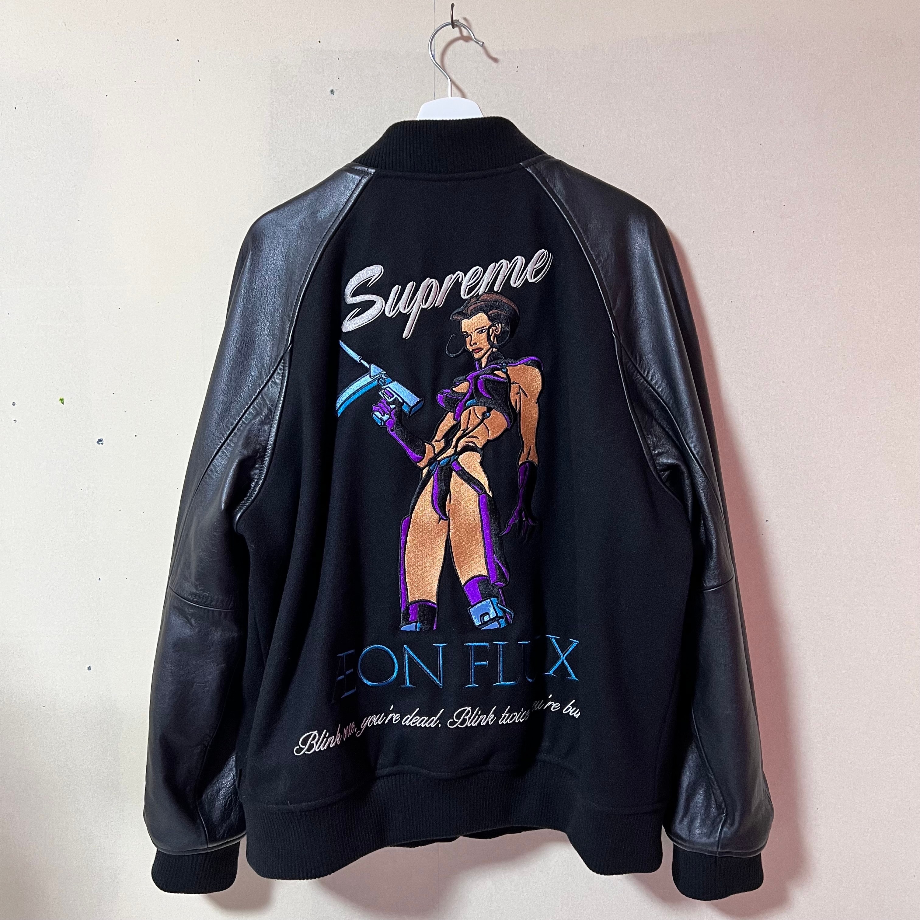 Supreme Aeon Flux Varsity Jacket "Black"