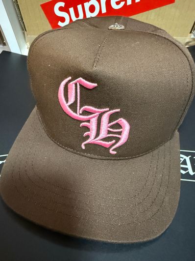 Chrome Hearts Baseball Cap 5 Panel CH "Brown/Pink"