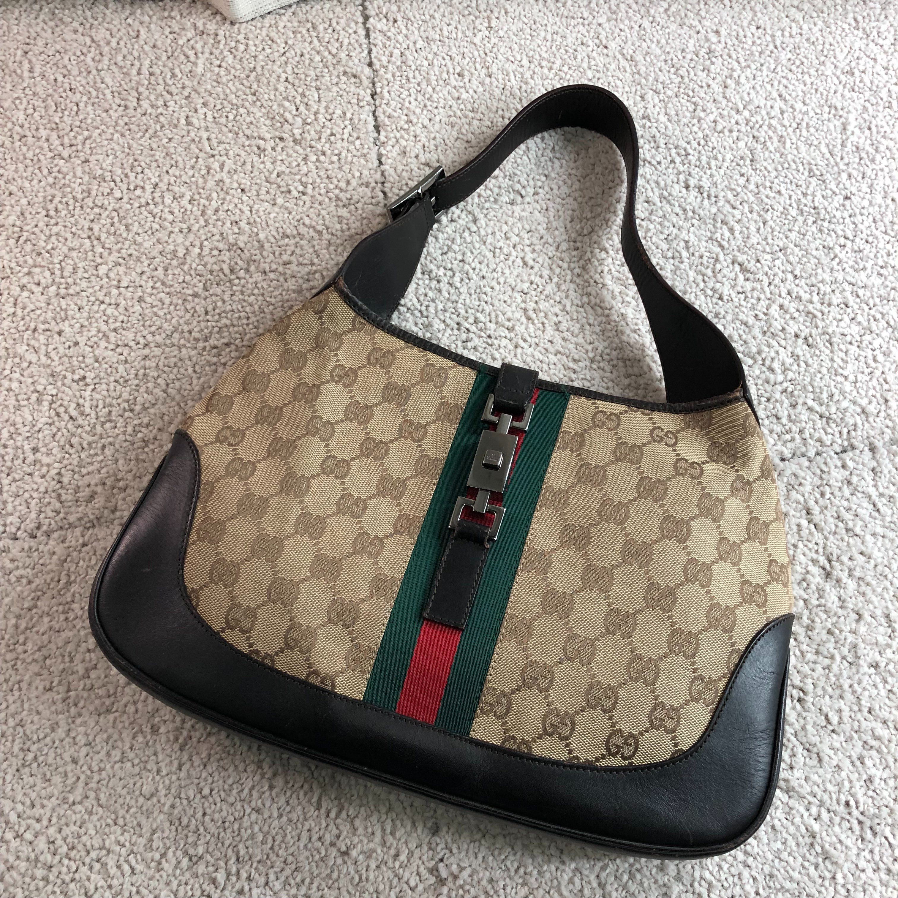 GUCCI Jackie Hand Bag "Beige"