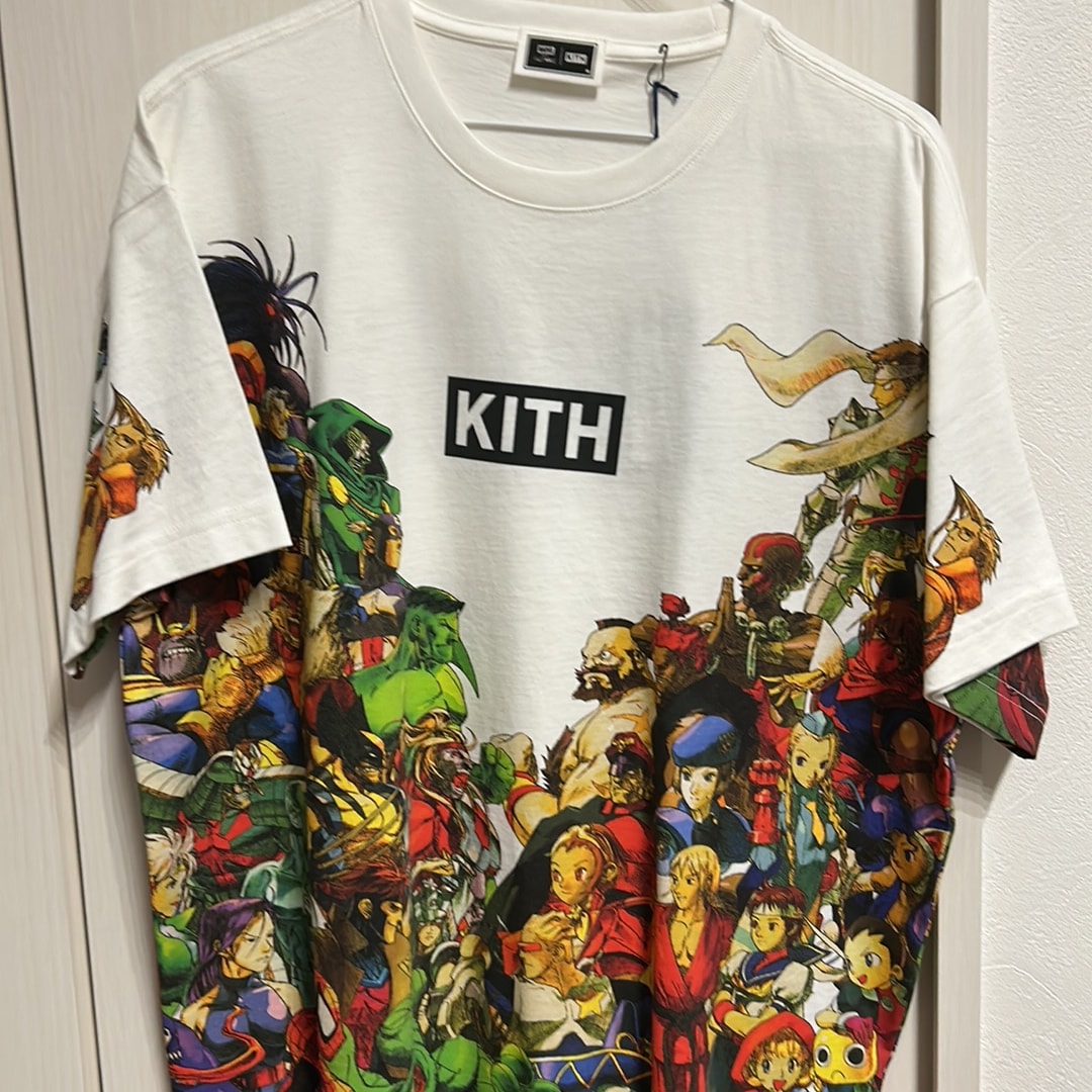 Kith x Marvel vs. Capcom New Age of Heroes All-Over Printed Tee "White"