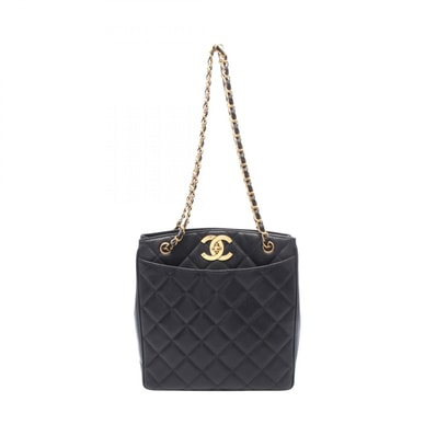 シャネル CHANEL マトラッセ トートバッグ バッグ キャビアスキン(グレインドカーフ) レディース ブラック系 【中古】