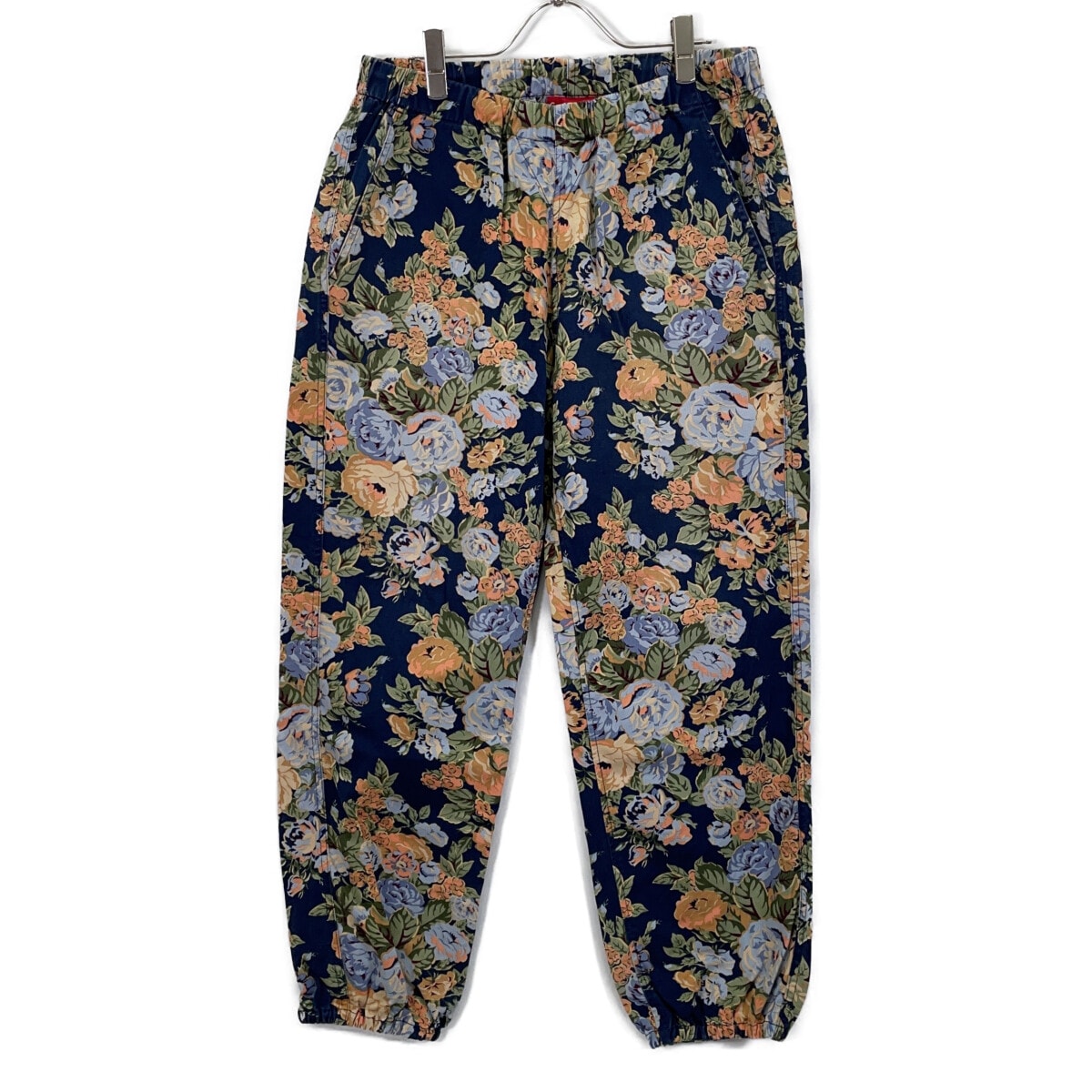 シュプリーム 14AW ネイビー Flowers Pant パンツ M