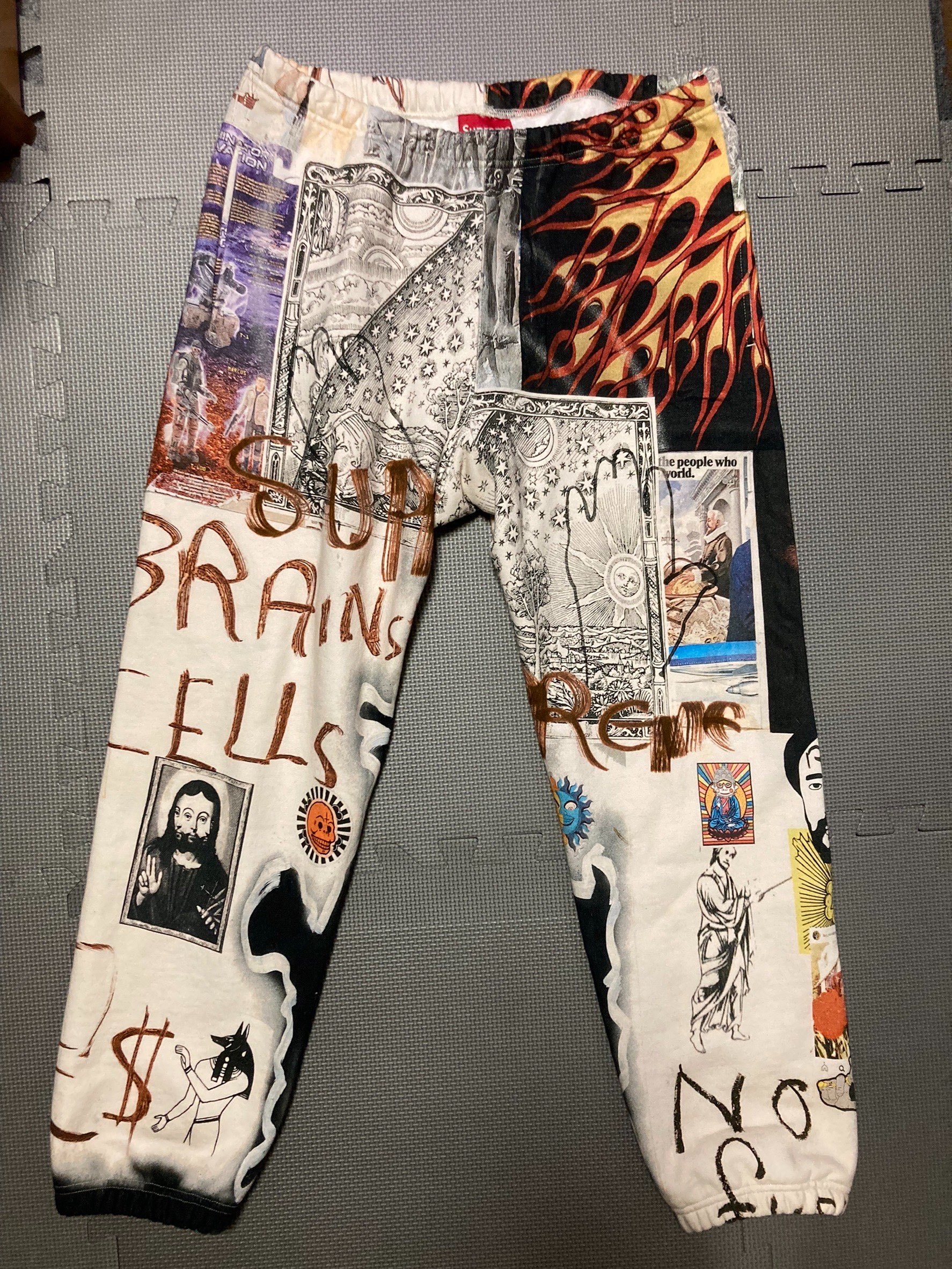 Supreme LSD Spells Sweatpant "Ivory"