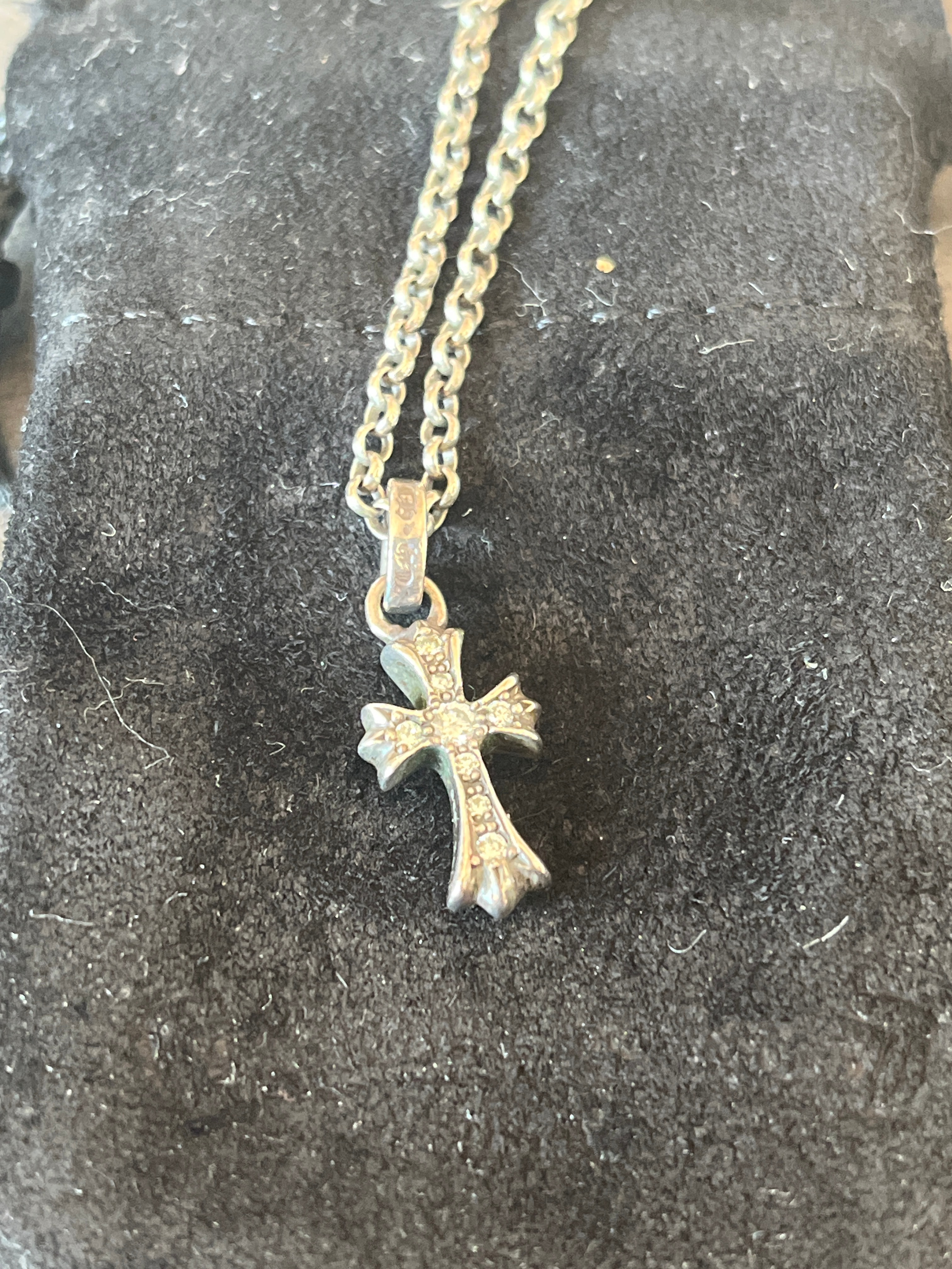 クロムハーツ CH クロス ベイビーファット チャーム "シルバー"