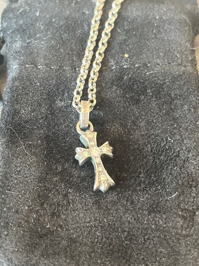 Chrome Hearts CH Cross Baby Fat Charm "Silver"