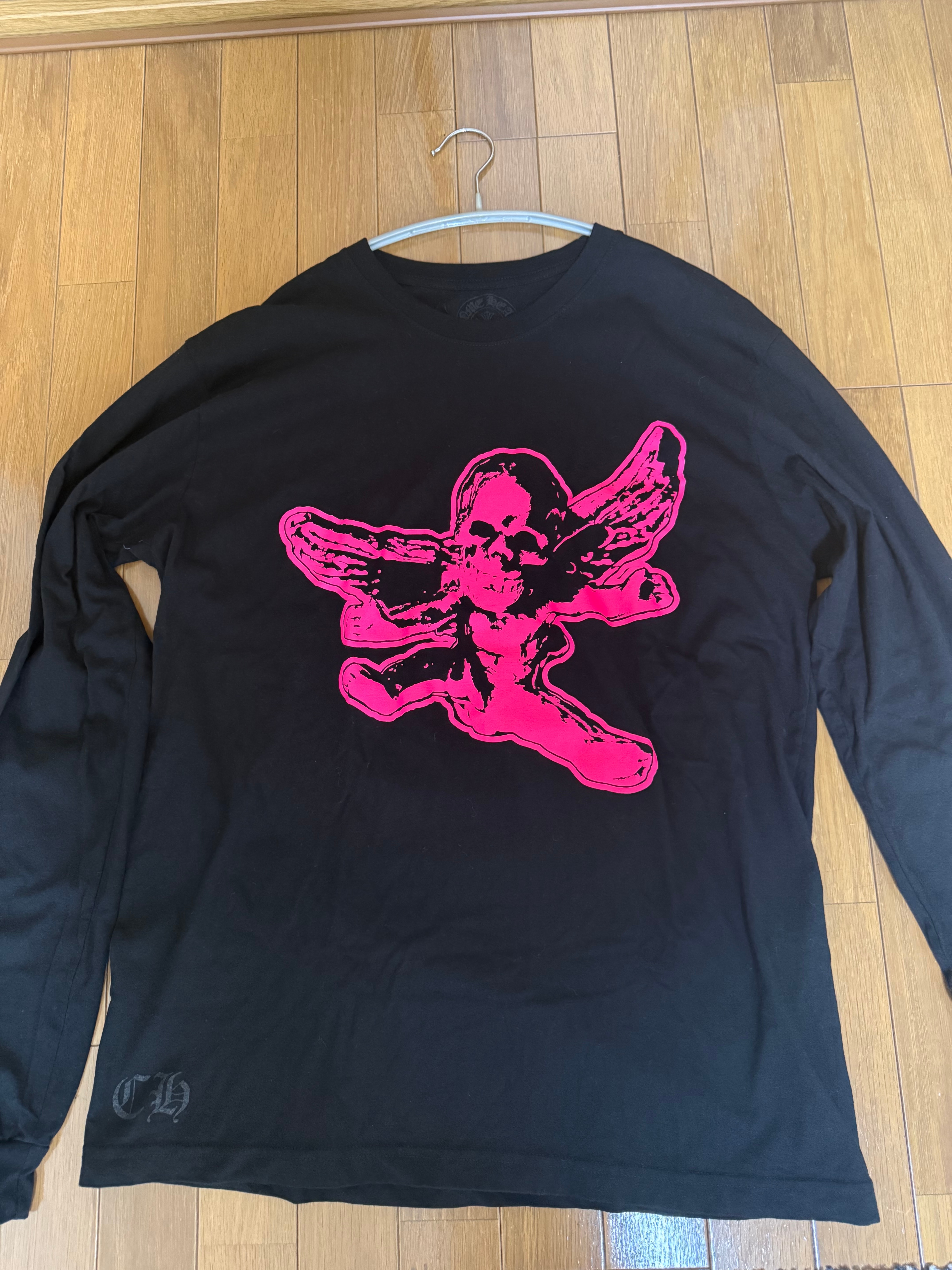 Chrome Hearts Foti Neon Pink L/S T-Shirt "Black"