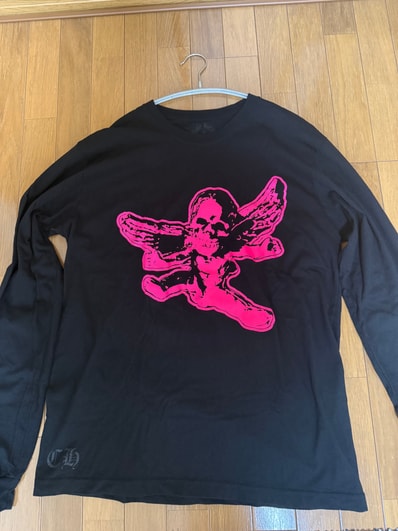 Chrome Hearts Foti Neon Pink L/S T-Shirt "Black"