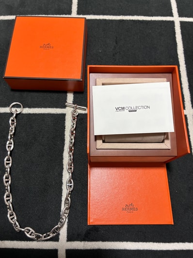 Hermes Chaine D'ancre GM Necklace Large Model "Silver"