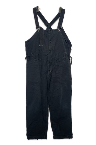 ENGINEERED GARMENTS COTTON OVERALLS Black
