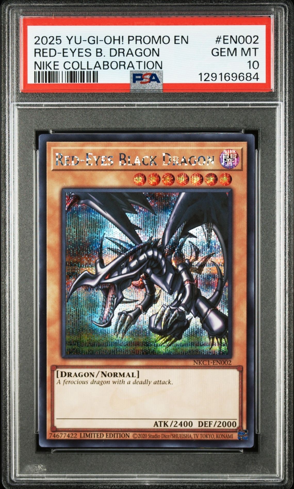 真紅眼の黒竜 SE [NKC1-EN002](遊戯王 x ナイキ エアーマックス 95 QS エアーマッスル House of Duel - 童実野町決闘遊戯館 限定プロモ) 