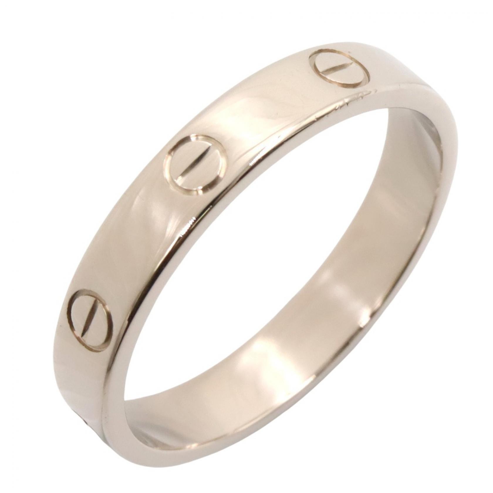カルティエ CARTIER ミニラブリング リング・指輪 ジュエリー K18WG(ホワイトゴールド) メンズ レディース シルバー系 B4085100 【中古】
