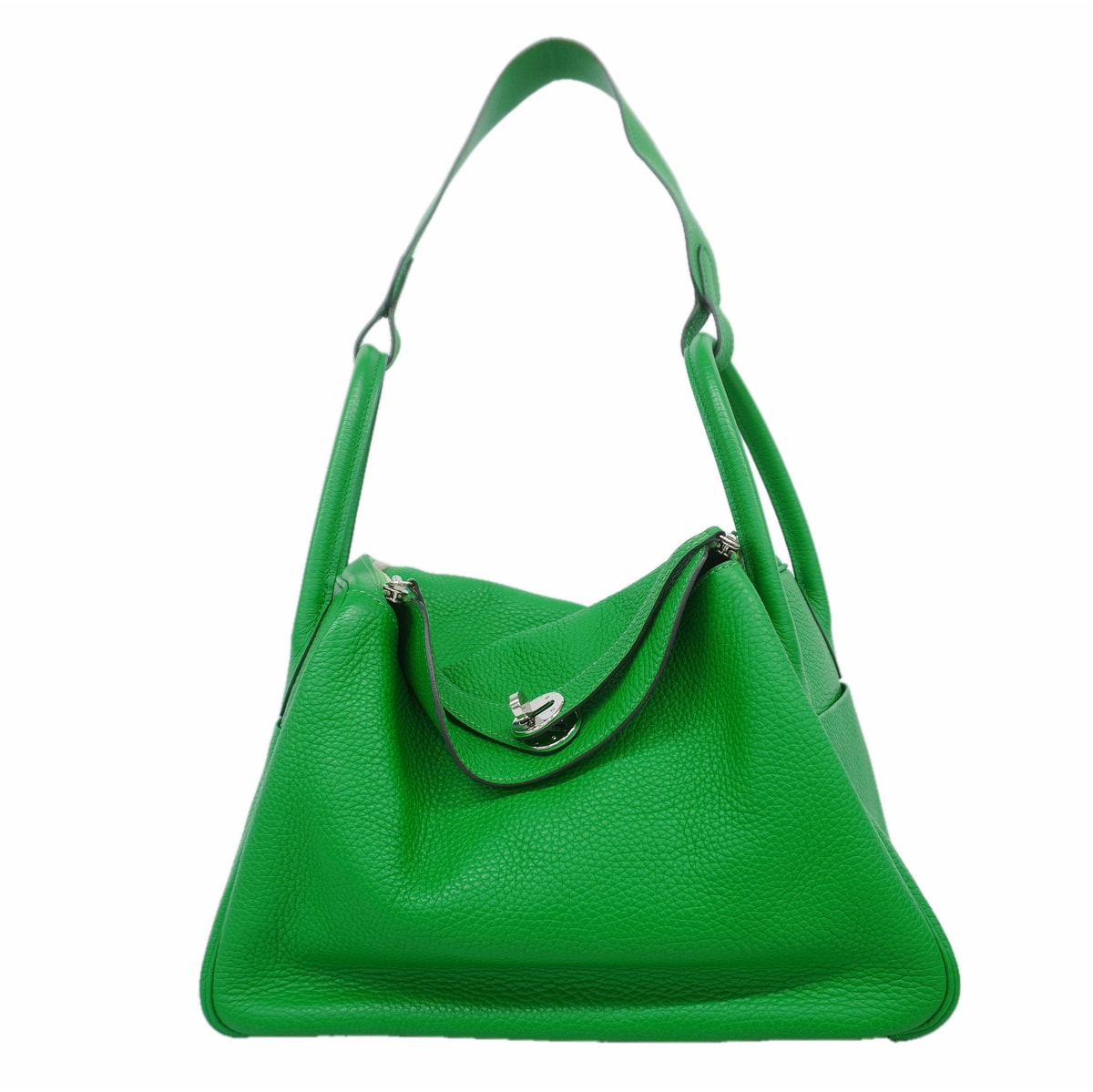 【6kd4696】エルメス ハンドバッグ リンディ30 トリヨンクレマンス バンブー シルバー金具 □R刻印 2wayバッグ【中古】レディース