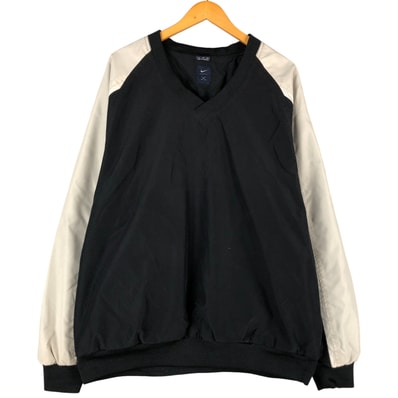 古着 ナイキ NIKE GOLF ゴルフ Vネック ウォームアッププルオーバー メンズXL相当/eaa603063