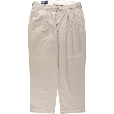 古着 ラルフローレン Ralph Lauren POLO by Ralph Lauren ANDREW PANT ツータック チノパンツ メンズw36相当/eaa666964
