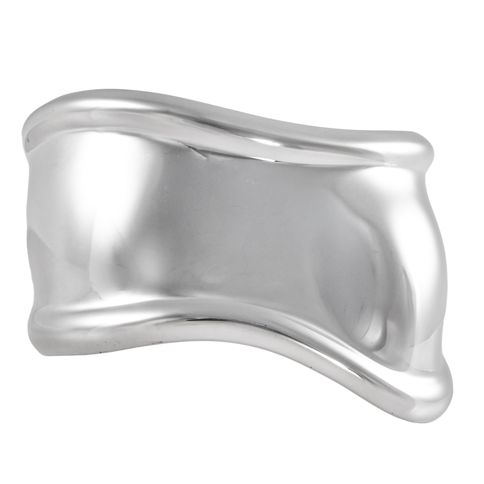 TIFFANY&Co. ティファニー ボーン カフ スモール 左手用 バングル エルサ・ペレッティ スターリングシルバー シルバー【中古】
