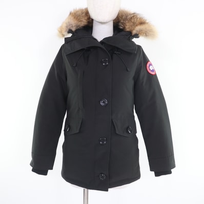 美品 カナダグース
ダウンコート CHARLOTTE シャーロット ブラック レディース XS 2300JL