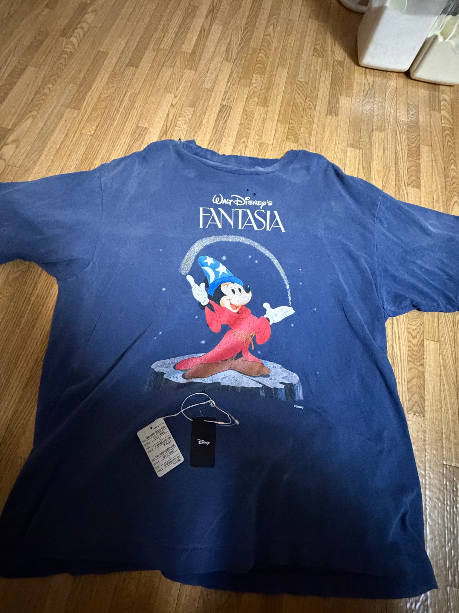 SAINT Mxxxxxx x Disney FANTASIA DNF SS Tee "Navy"