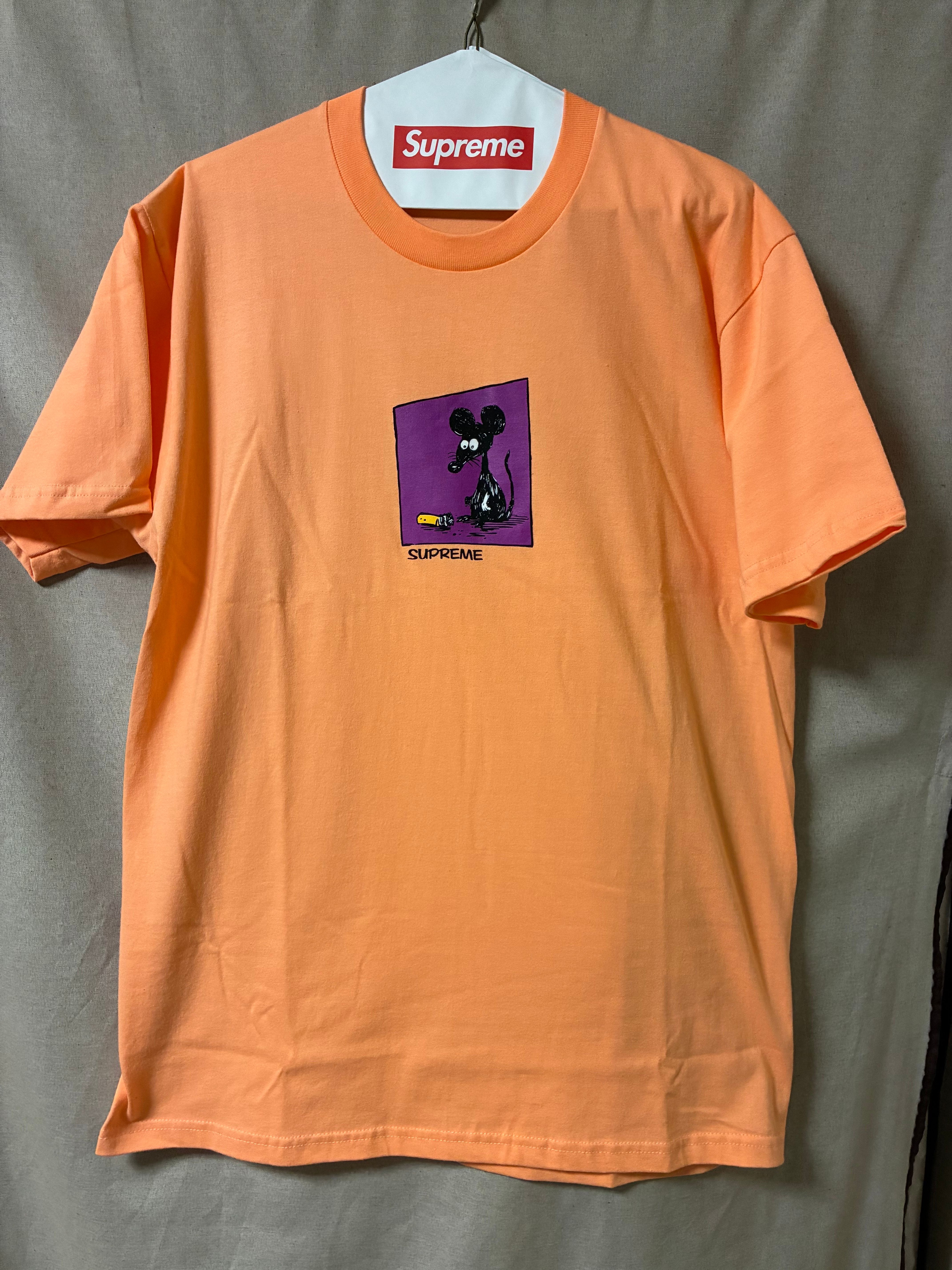 シュプリーム マウス Tシャツ "ピーチ"