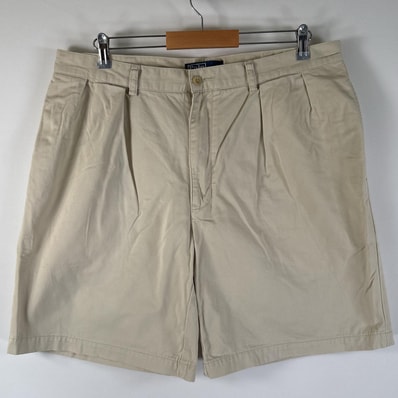 古着 90's/90年代 ポロバイラルフローレン Polo by Ralph Lauren ショートパンツ チノパン ポロチノ 大きいサイズ w38 ベージュ メンズ