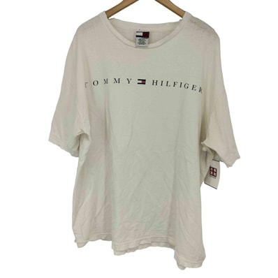 90s USA製 ロゴプリント クルーネック 半袖 Tシャツ【1142476485918】