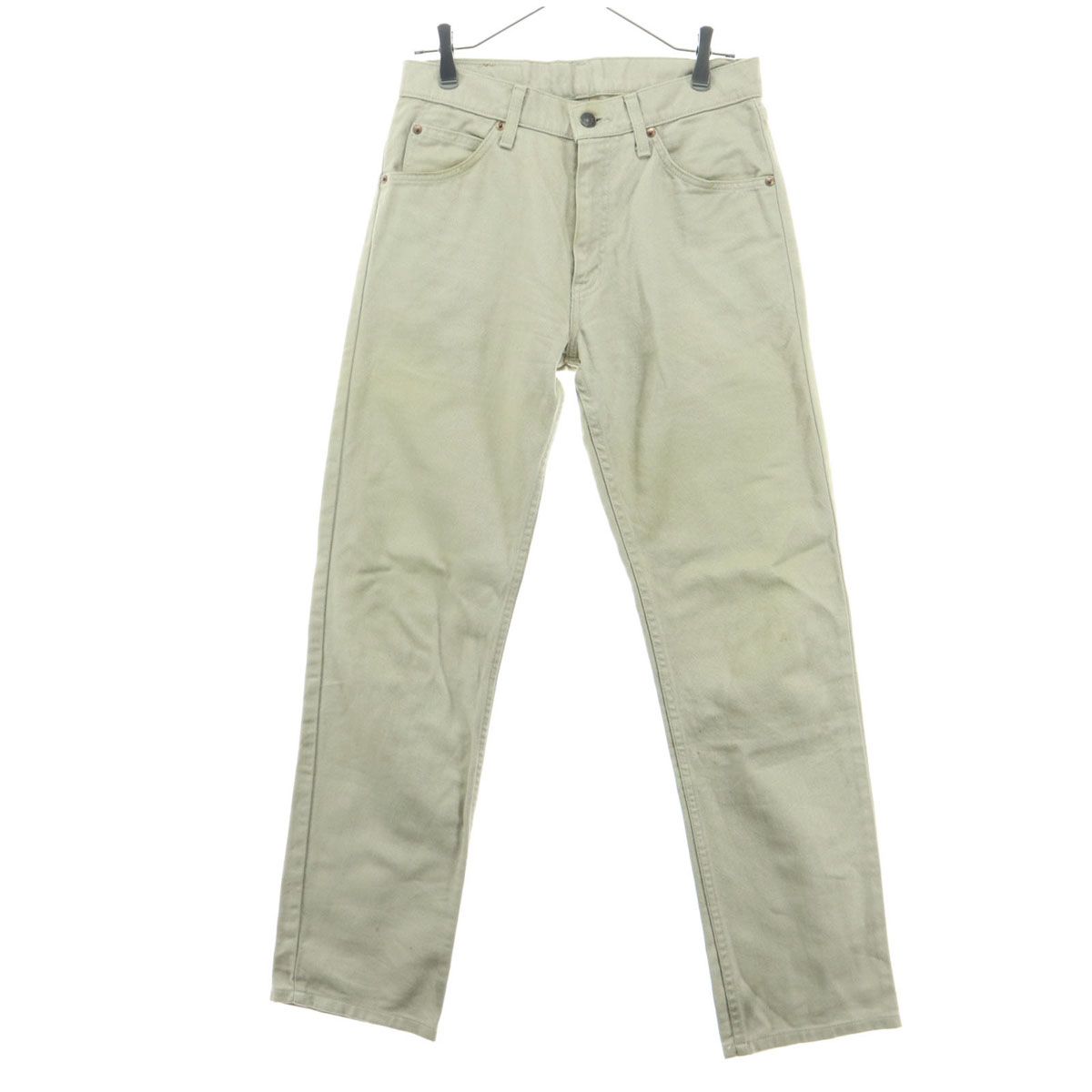 Levi's リーバイス 607 ボタン裏J09 日本製 デニムパンツ w30 ベージュ系