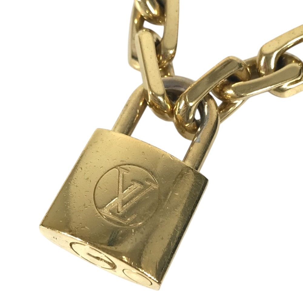 ルイヴィトン LOUIS VUITTON コリエ LVエッジ カデナ MP2993 チェーンネックレス アクセサリー 太チェーン ネックレス メタル ゴールド